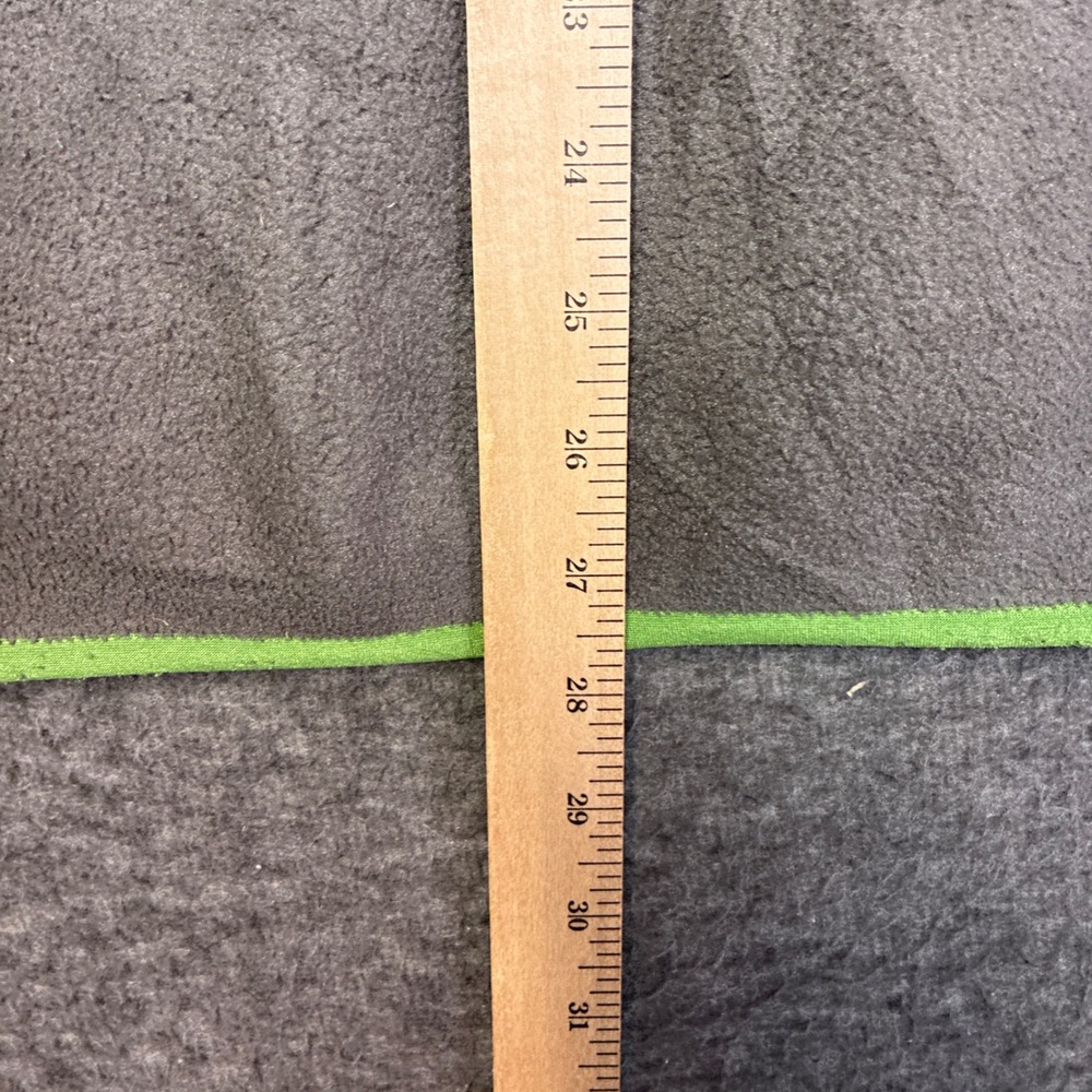 Patagonia Synchilla Fleece Pullover Mens L Gray Green Snap-T Gorpcore Stain - Picture 7 of 9